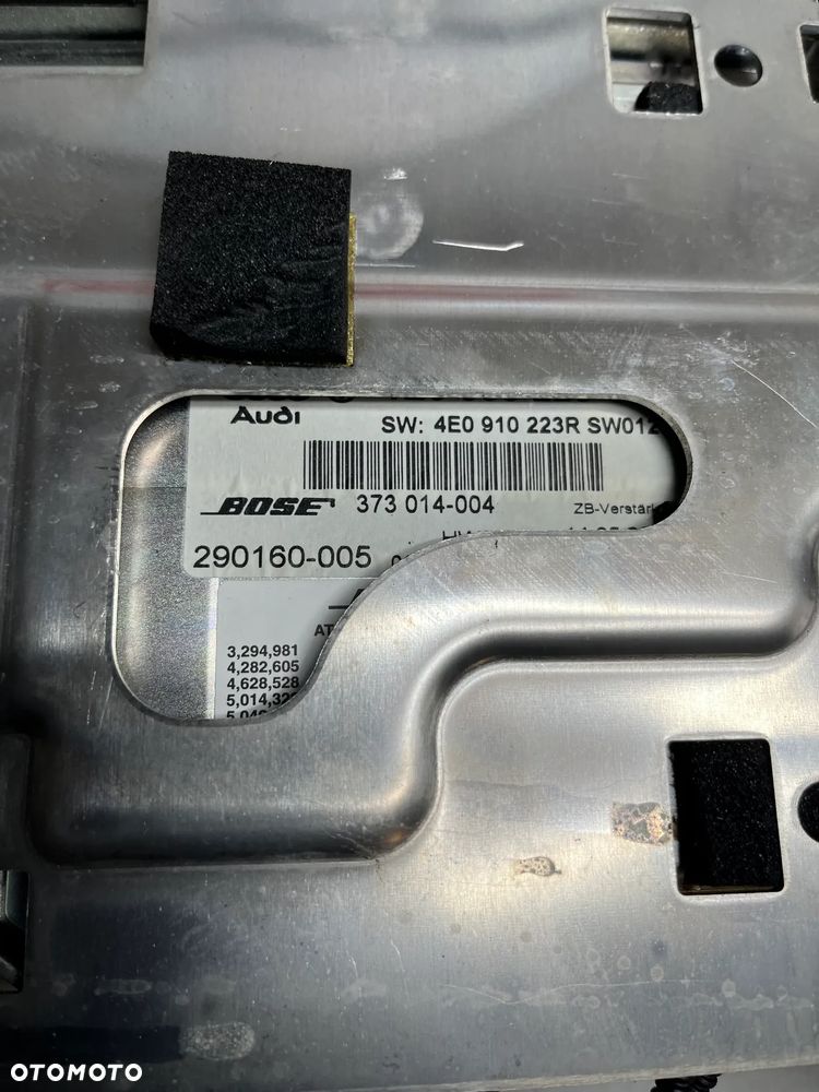 WZMACNIACZ BOSE AUDI A8 D3  4E0910223R - 3