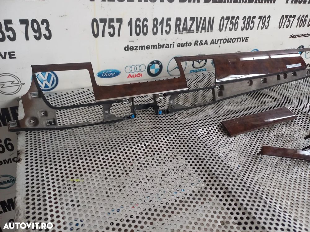 Ornamente Ornament Trim Bord Mahon Audi A8 4H D4 Volan Stanga An 2010-2011-2012-2013-2014-2015-2016 - 5