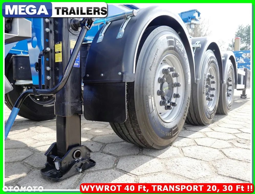 Inny 40 Ft/KIPPER podwozie do kontenerów 2 x 20, 1 x 40, Z WYWROTEM !!! - 35