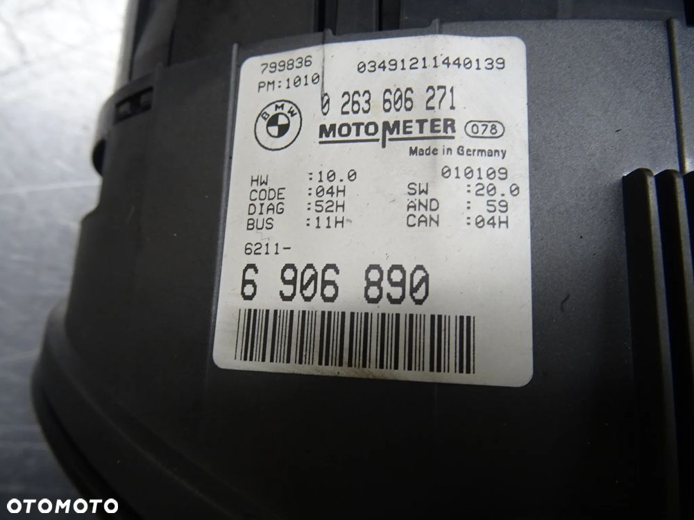 BMW E46 SEDAN 2.0D M47 LICZNIK ZEGARY 6906890 - 4