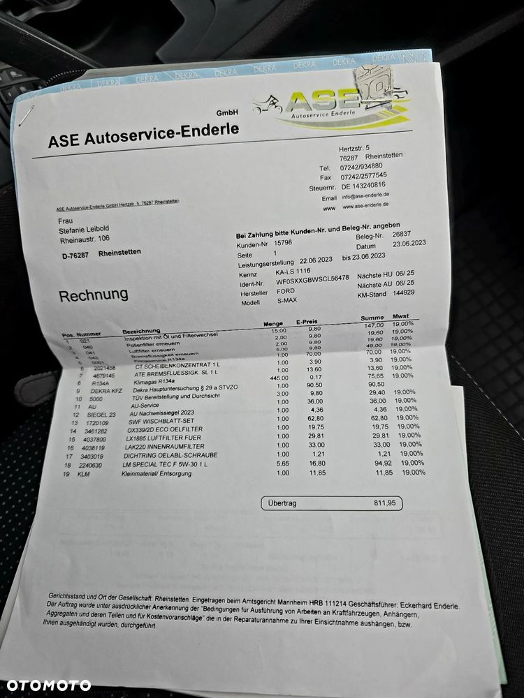 Ford S-Max 2.0 TDCi DPF Trend - 27