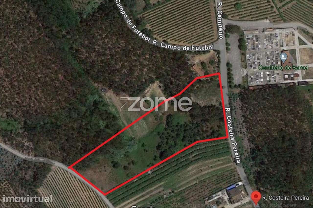 Terreno Urbanizável c/ 67m de frente em Anadia