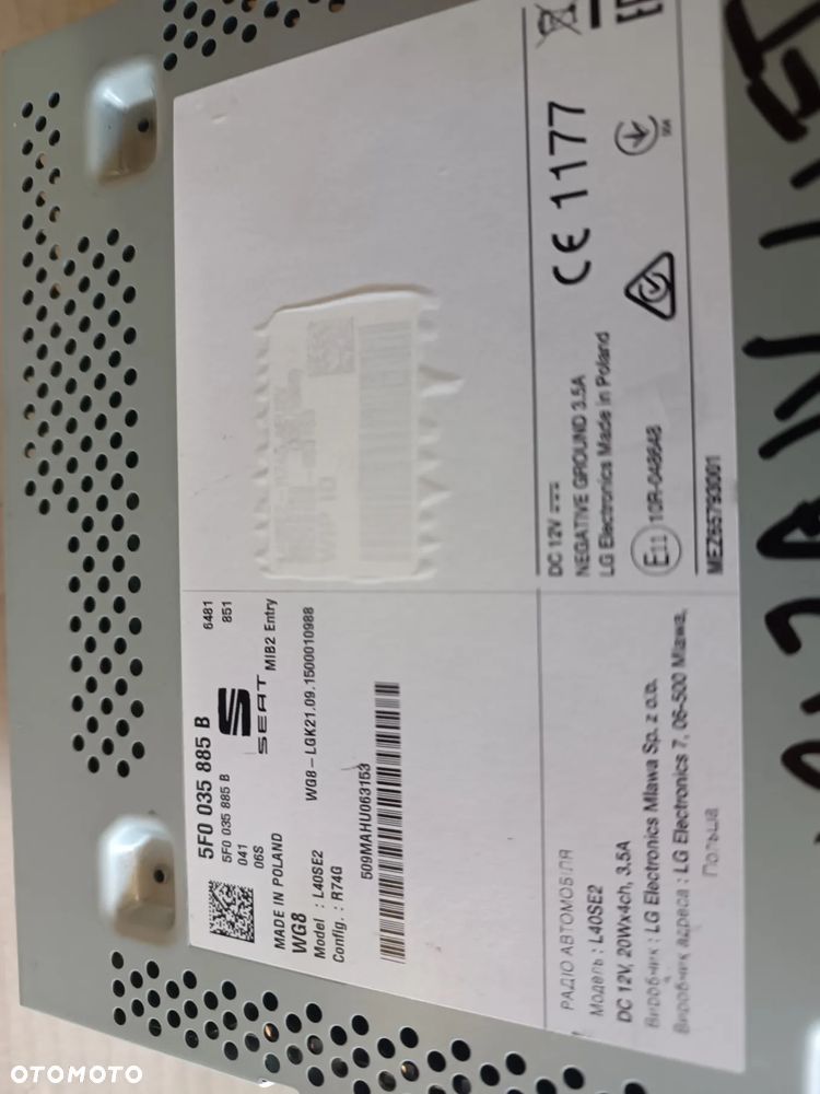 RADIO PANEL RAMKA SEAT IBIZA IV LIFT - 3