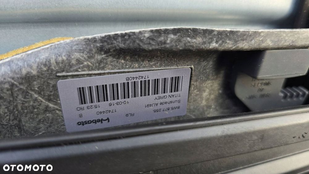 szyberdach kompletny audi a4 b9 8w 8w5877255 - 3