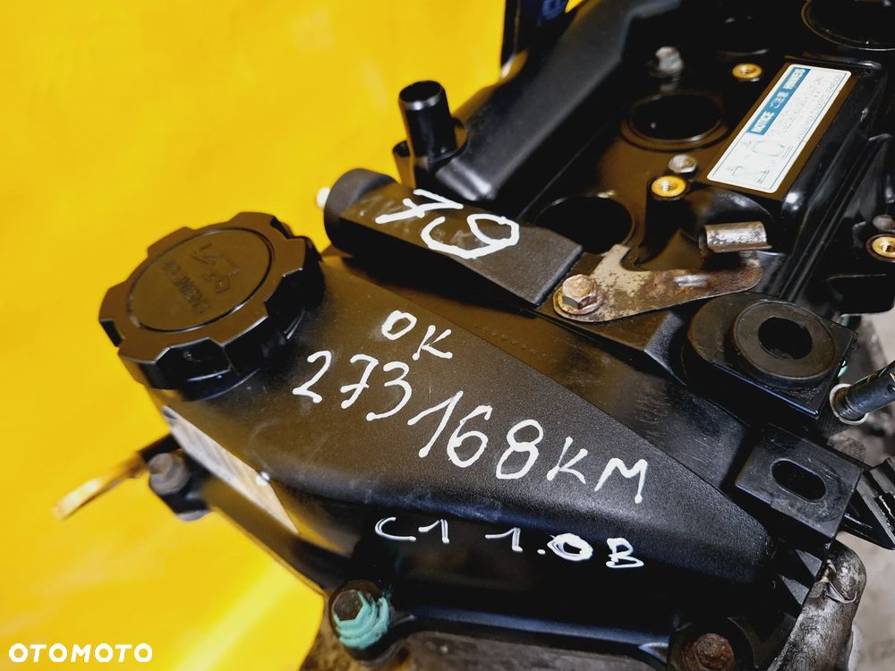 SILNIK CITROEN C1 1.0 BENZYNA KOD SILNIKA: 1KR B52 NR79 - 4