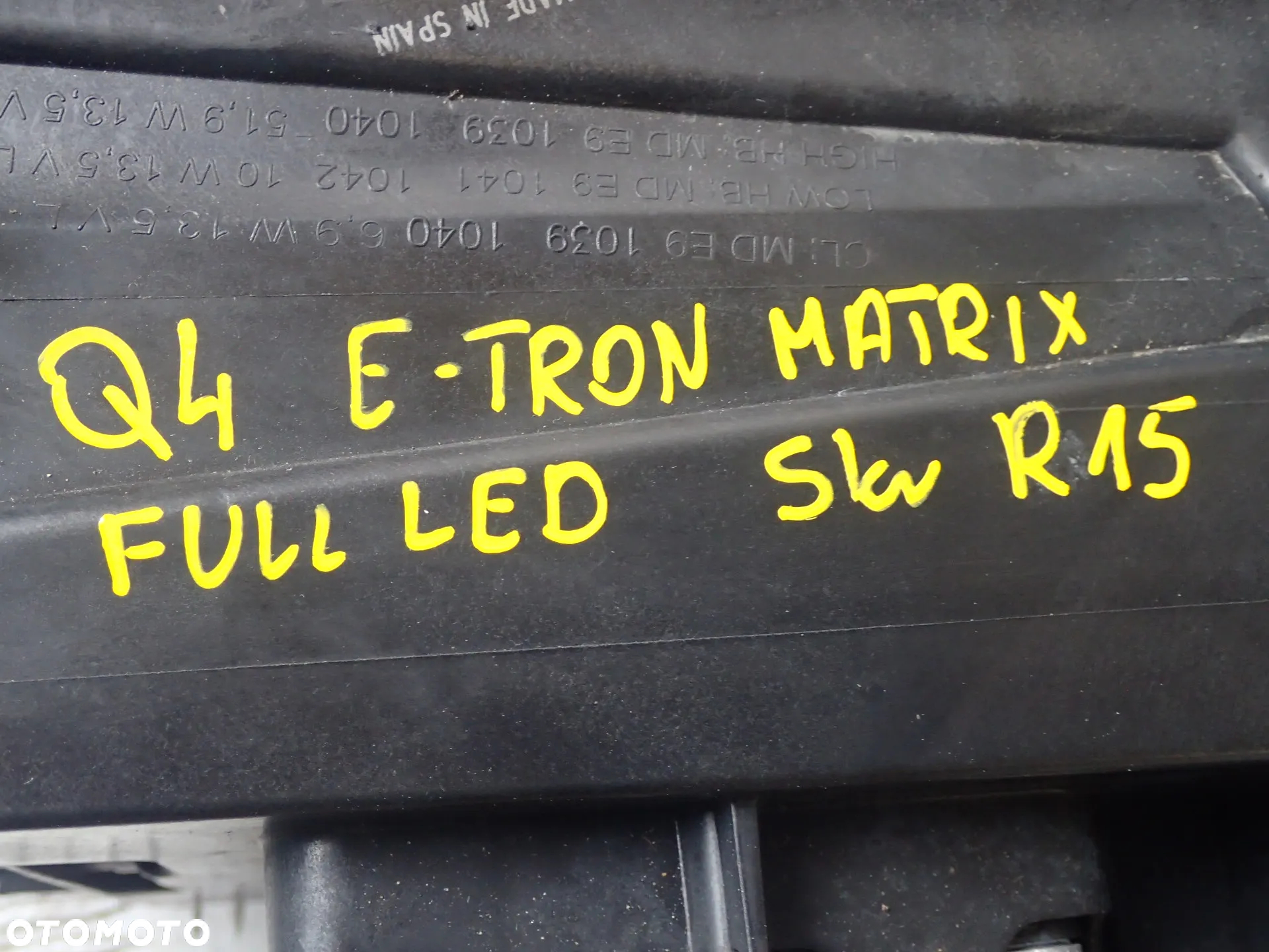 AUDI Q4 E-TRON LAMPA REFLEKTOR FULL LED MATRIX EUROPA 89A941035 - 6