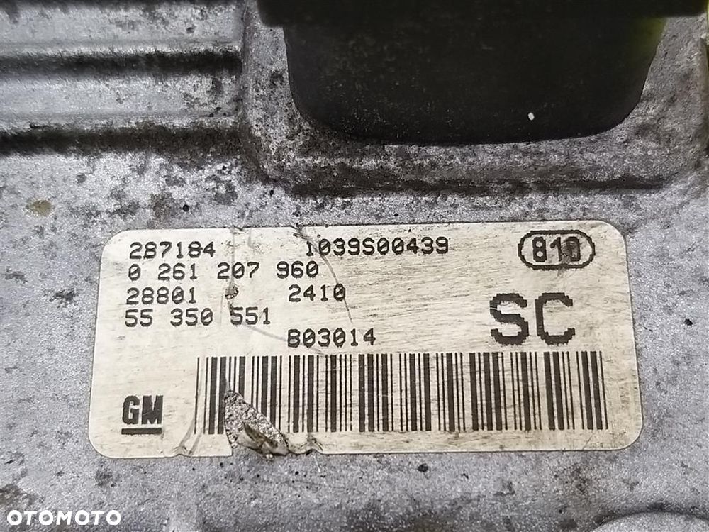 Komputer sterownik silnika Opel Corsa C 2000-2006 1,0 B 55350551 ORYGINAŁ - 4