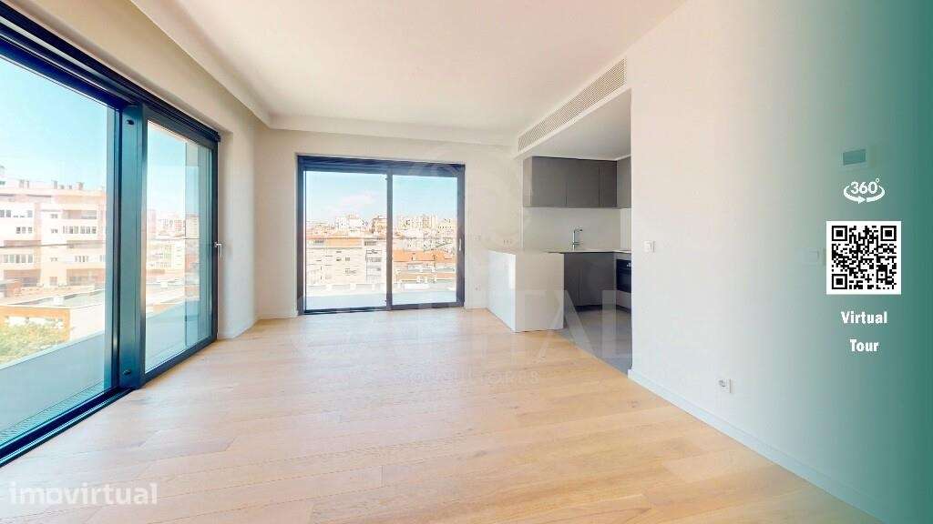 Incrível apartamento T1 no Condomínio Duuo - Grande imagem: 4/36