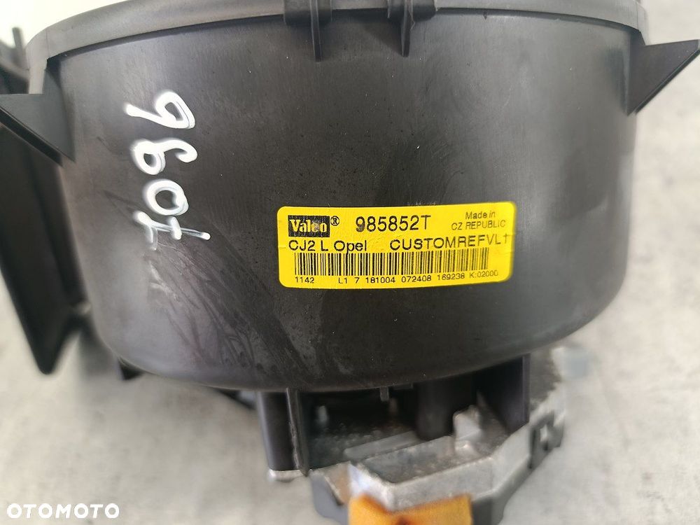 WENTYLATOR NAWIEWU, DMUCHAWA OPEL VECTRA C 985852T VALEO 1.8 16V - 6