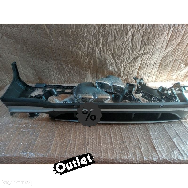 C012135C1 DIFUSOR MERCEDES CLASSE GLC X253 15-18 LOOK AMG GLC63 + PONTAS DE ESCA - 5