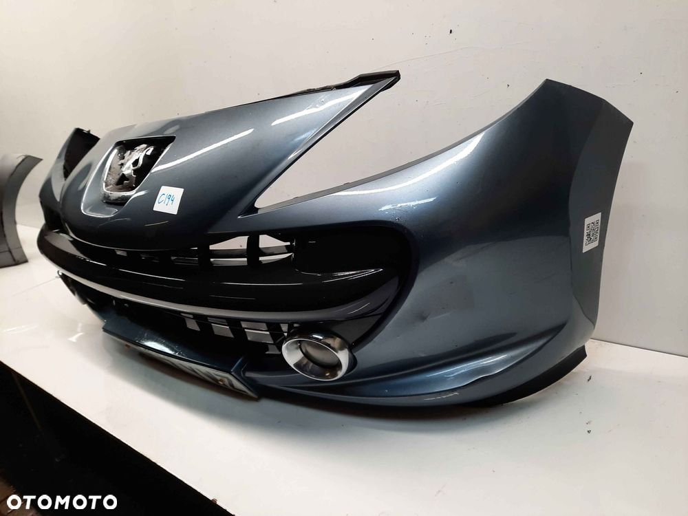 ^ ZDERZAK PRZÓD PRZEDNI DO PEUGEOT 207 URBAN MOVE EZWD SZARY HALOGENY - 3