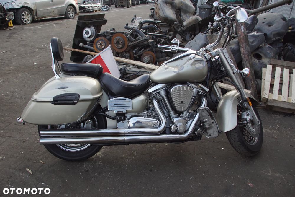 Motocykl na części - Yamaha Road Star 1600 1602 cm3 63 KM VP08 2001R Silnik Skrzynia Owiewka Osłona Laga Siedzenie Kierownica Set Wydech Koło Kierunkowskaz - 6