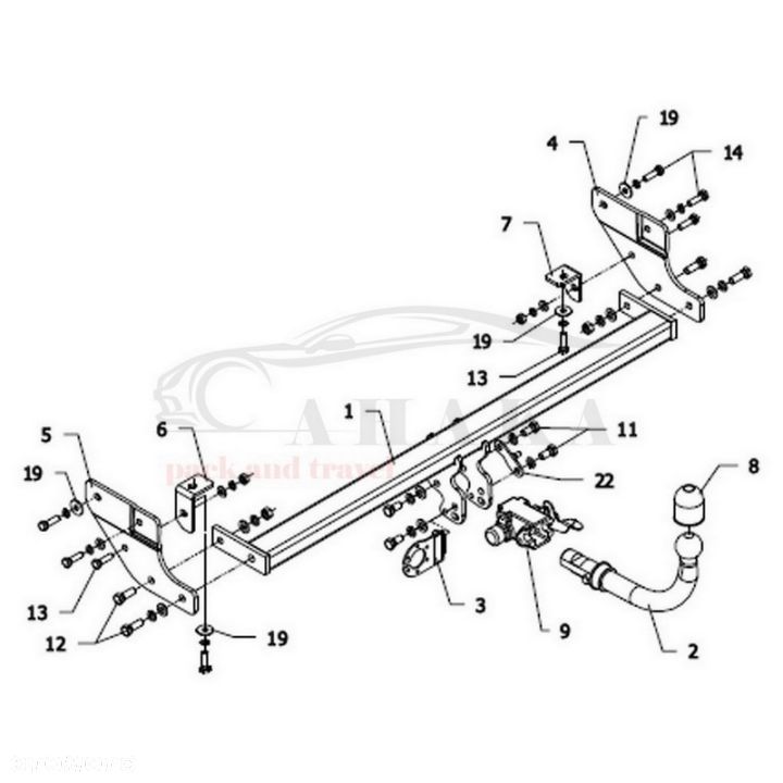 Hak Holowniczy Automat Do Hyundai I30 Cw Kombi 2008-2010 - 3