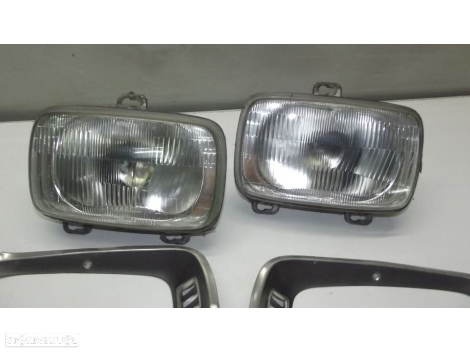 Mazda 818 farois da frente + grelhas - 4