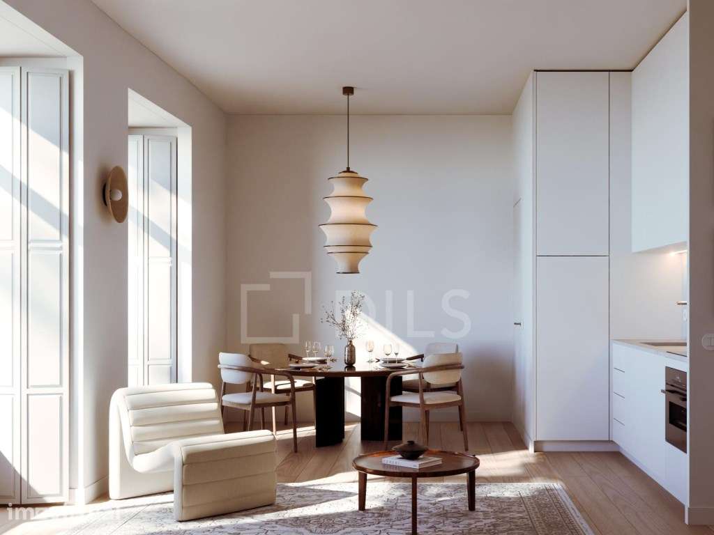 Apartamento T2 duplex com varanda na Baixa do Porto - Grande imagem: 4/54