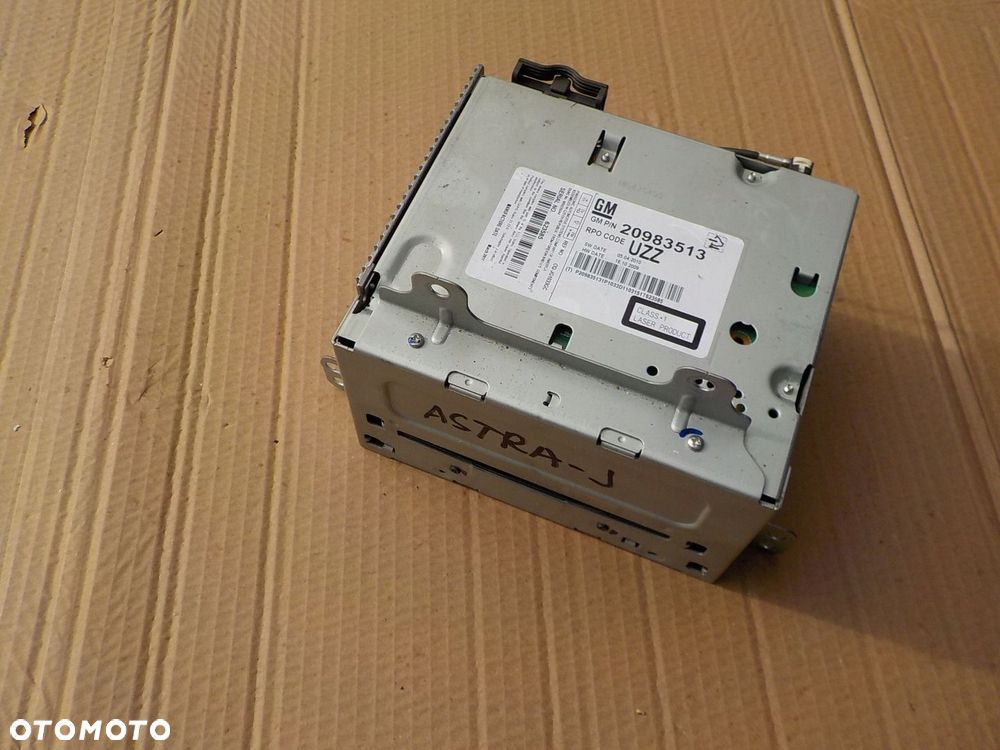 radio cd opel astra J IV 20983513 UZZ - 1
