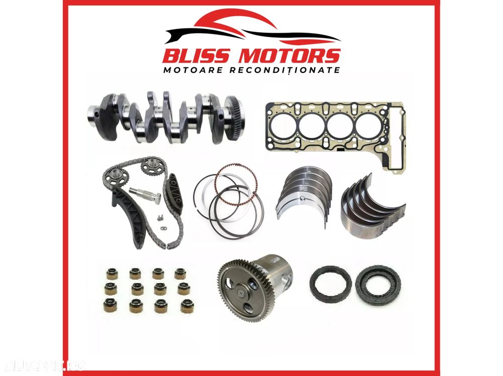 Kit reparație motor Mercedes 2.2 CDI Euro 6 (OM651) – arbore cotit + set cuzineți | OEM compatibil - 1