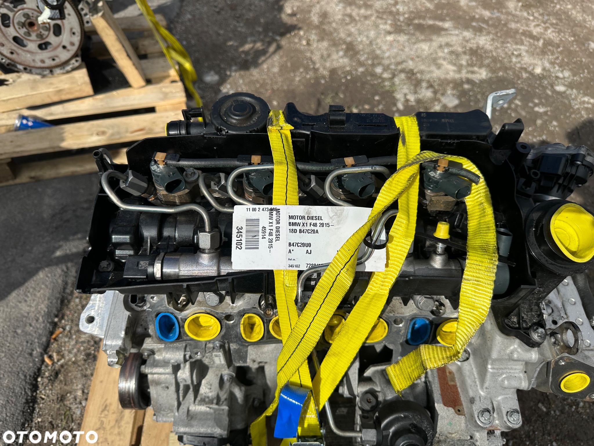 KOMPLETNY SILNIK BMW 18D B47C20A 50 000KM. - 8