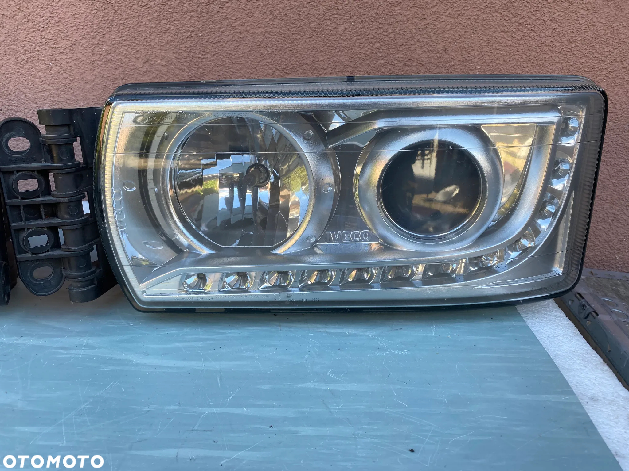 lampy autobus iveco crossway bi xenon led komplet eu całe - 2