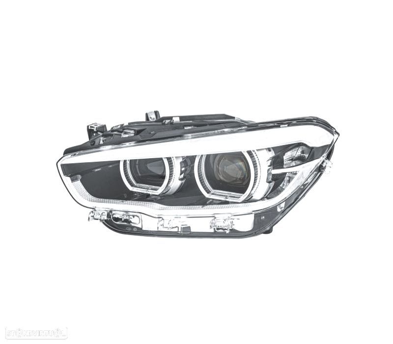 FAROL ESQ FULL LED BMW F20 F21 15-19 FUNDO PRETO - 1