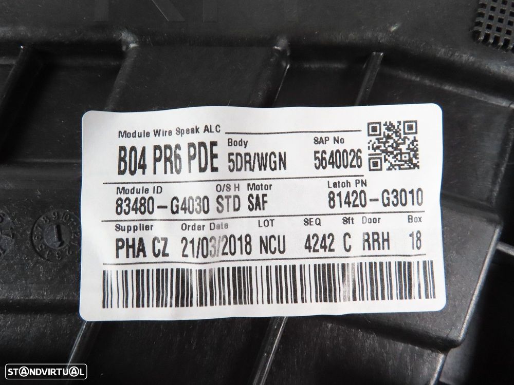 Elevador da Porta Sem Motor Direito/Trás Seminovo/ Original HYUNDAI i30 (PDE, PD... - 3