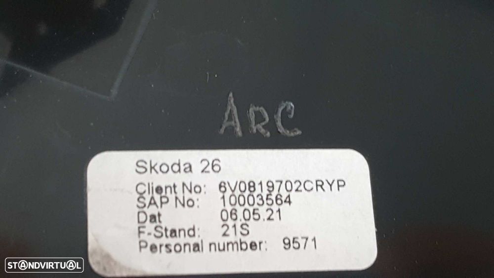 AERADOR FRENTE DIREITO SKODA FABIA LIKE - 6