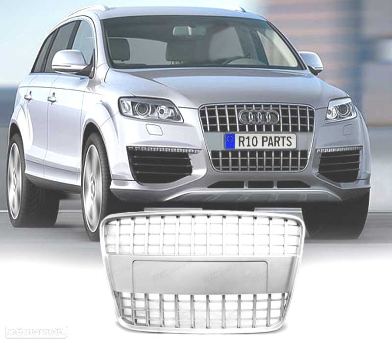 GRELHA FRONTAL AUDI Q7 07- LOOK S-LINE CINZA CLARO - 1