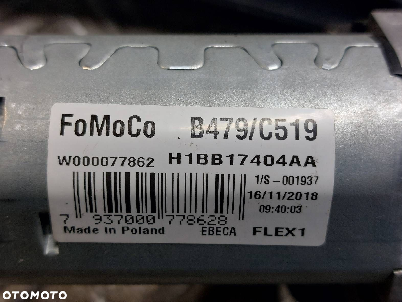 SILNICZEK WYCIERACZKI TYŁ + RAMIĘ FORD FOCUS MK4 KOMBI H1BB17404AA - 4