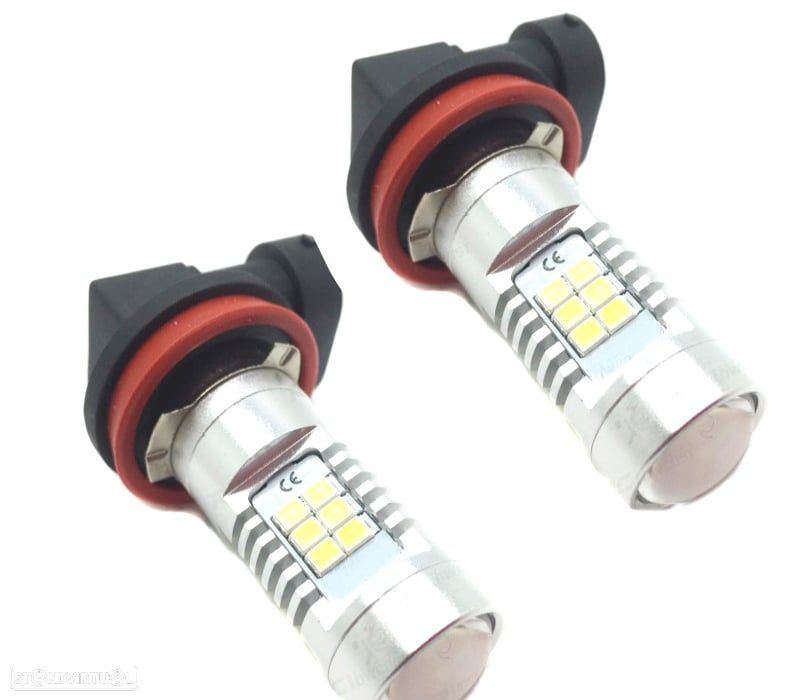 KIT DE LUZES DE NEVOEIRO LED H11 60 WATTS CANBUS - 2