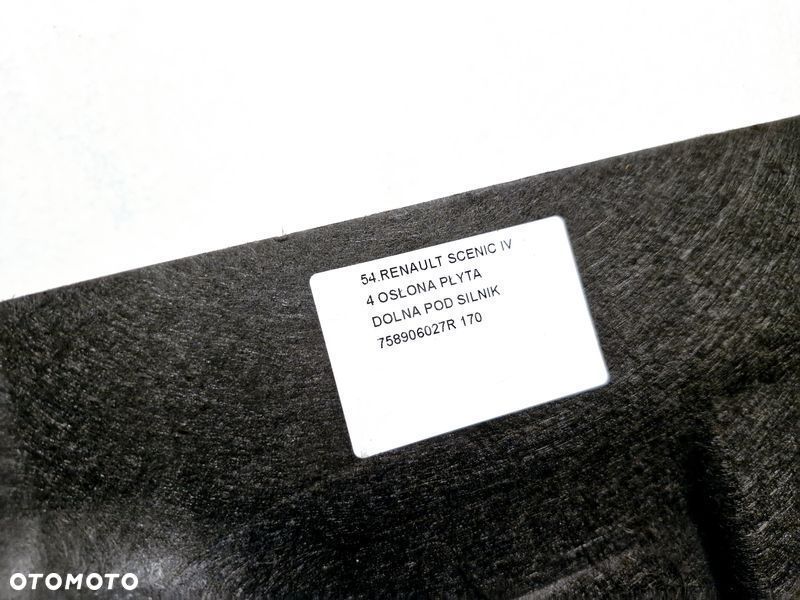 renault scenic iv 4 osłona płyta dolna pod silnik 758906027r - 1