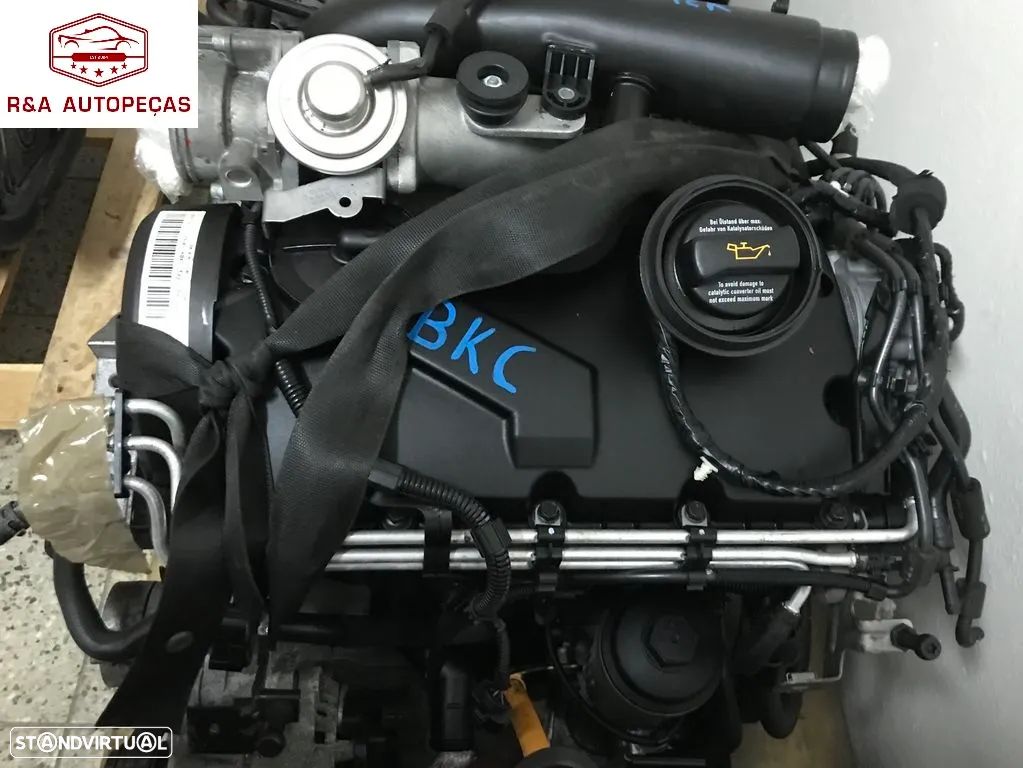 MOTOR COMPLETO 1.9 TDI 8V 105CV BKC - 1