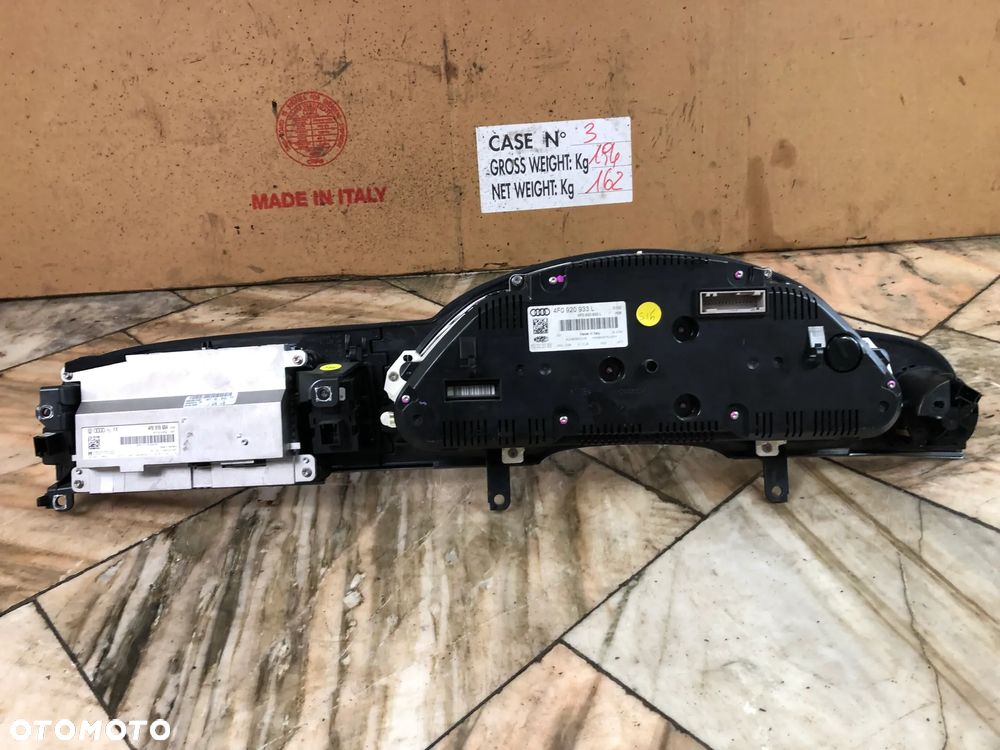 Liczniki Zegary Wyświetlacz Radia 4F0920933L Audi A6 C6 Lift 3.0 TDI Europa (2004–2011)- Gwarancja Wysyłka Montaż - 12