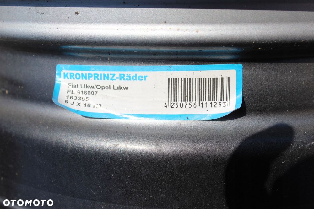 kronprinz 16cali 5x98 6j et36,5 fiat 500l doblo tipo opel combo - 9