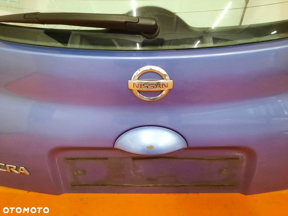 NISSAN MICRA K12 02-07 5D KLAPA BAGAŻNIKA  TYŁ TYLNA T12 - 5