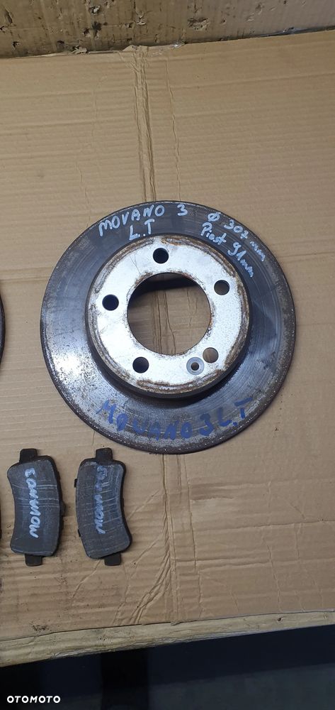 Tarcze hamulcowe klocki tył tylne Opel Movano III RWD Tył Napęd - 4