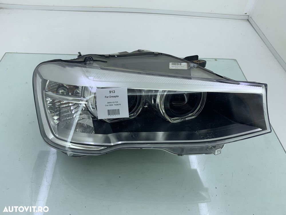 Dezmembrez Far dreapta de pe BMW X3 F25 - 1