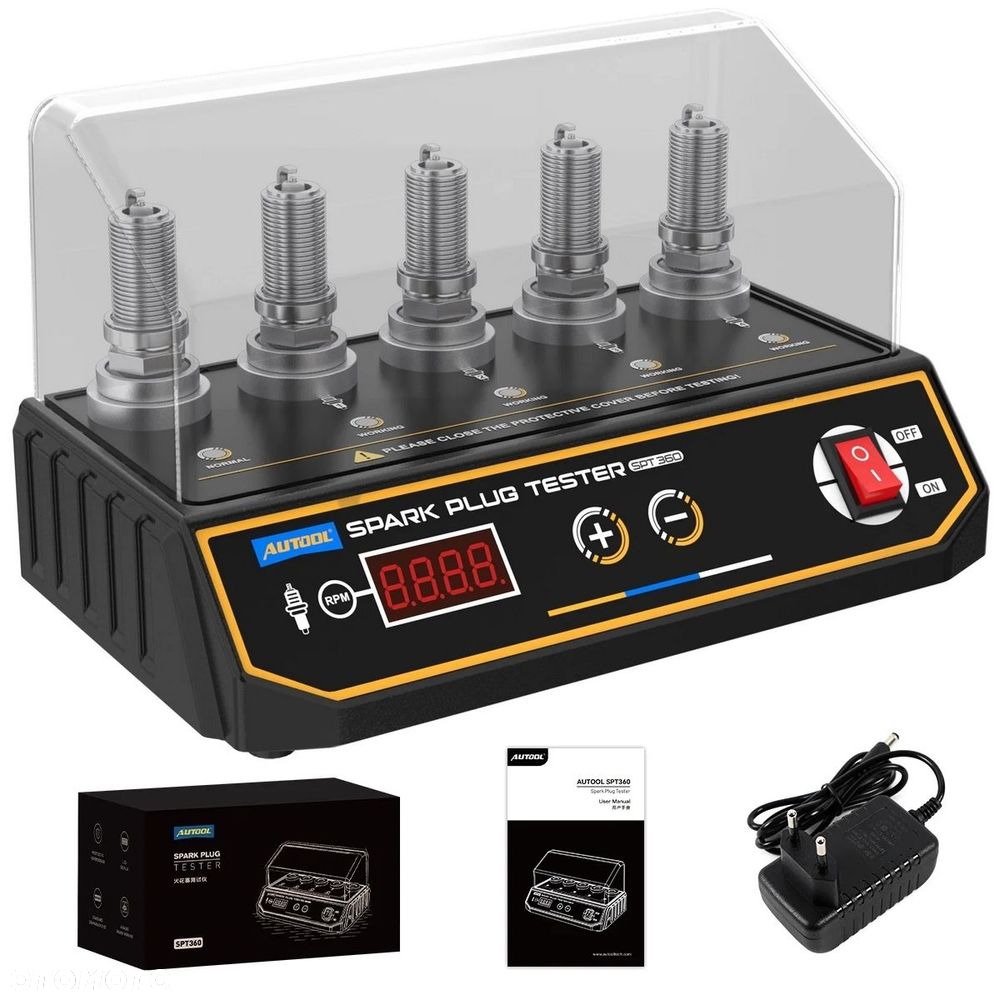 TESTER Świec Iskrowych Zapłonowych Iskry ZAPŁONU SPT360 Autool - 1