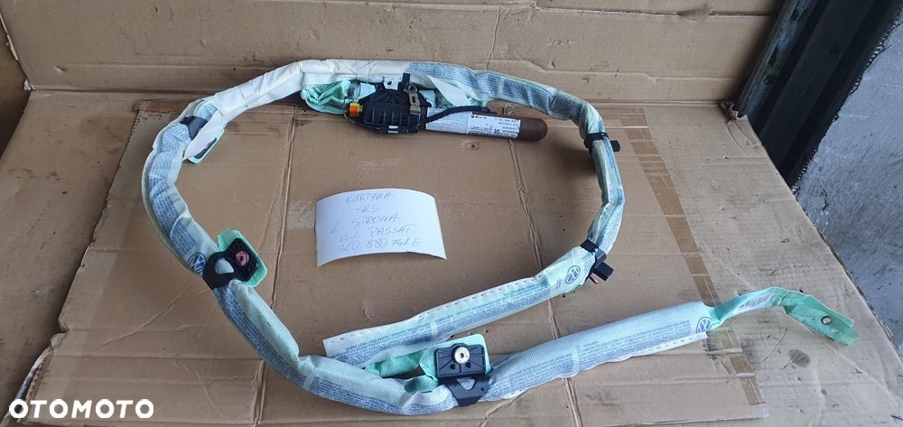 Kurtyna Airbag poduszka lewa VW Passat B6 3C0880741E - 1