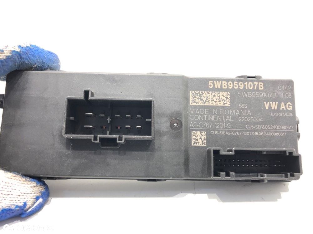 MODUŁ KLAPY  SKODA SUPERB IV 2023 - 2.0 TSI 195 kW [265 KM] benzyna 2023 - 5WB959107B - 3