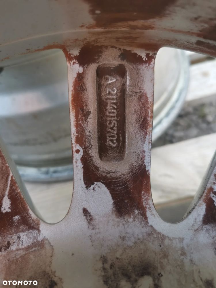 ALUFELGI FELGI ALUMINIOWE ORYGINAŁ MERCEDES 5X112 R16 ET42 7,5Jx A2114015702 - 7