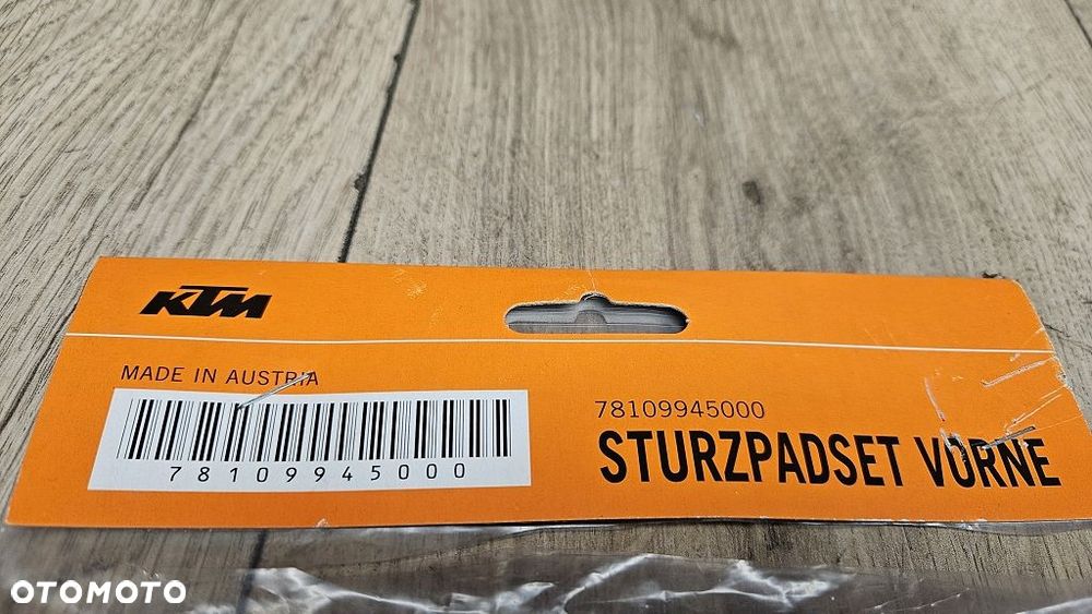 Oryginalny zestaw Crash Padów przedniej osi KTM  78109945000 - 6
