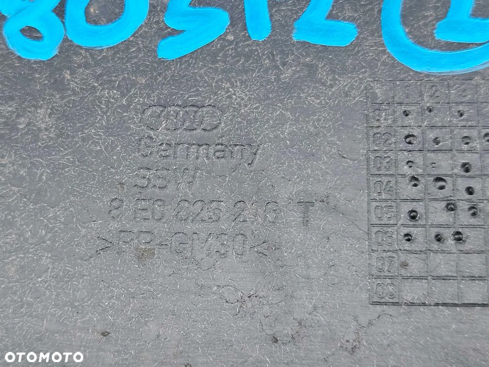Osłona 8E0825215AN 8E0825216T Plastik Podwozia Podłogi Przeciwbłotna Prawa Lewa Tyl Tylna Quattro 4x4 Audi A4 B6 B7 Sedan Kombi - 25