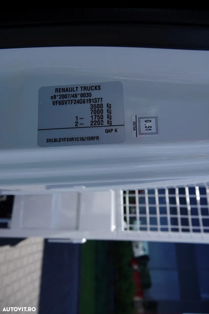 Renault MAXITY 140 DXI / 2.5 D / BASCULATOR – 3.1M + HDS PM 2821 / DUBLU / IMPORTAT / CONTRACT DE SERVICE POST-SERVICE - 38