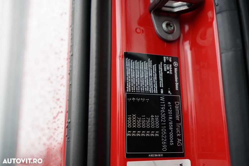 Mercedes-Benz ACTROS 2545 / TANDEM COMBINAT 120 M3 / TRANSIT / 6x2 / BIG SPACE / WIELTON / 2021 - 39