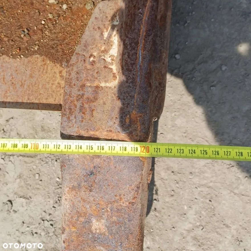 Łyżka używana 120 cm, mocowanie MS10, SW10, HS10 JCB KOMATSU CAT VOLVO nr. 80330 - 7