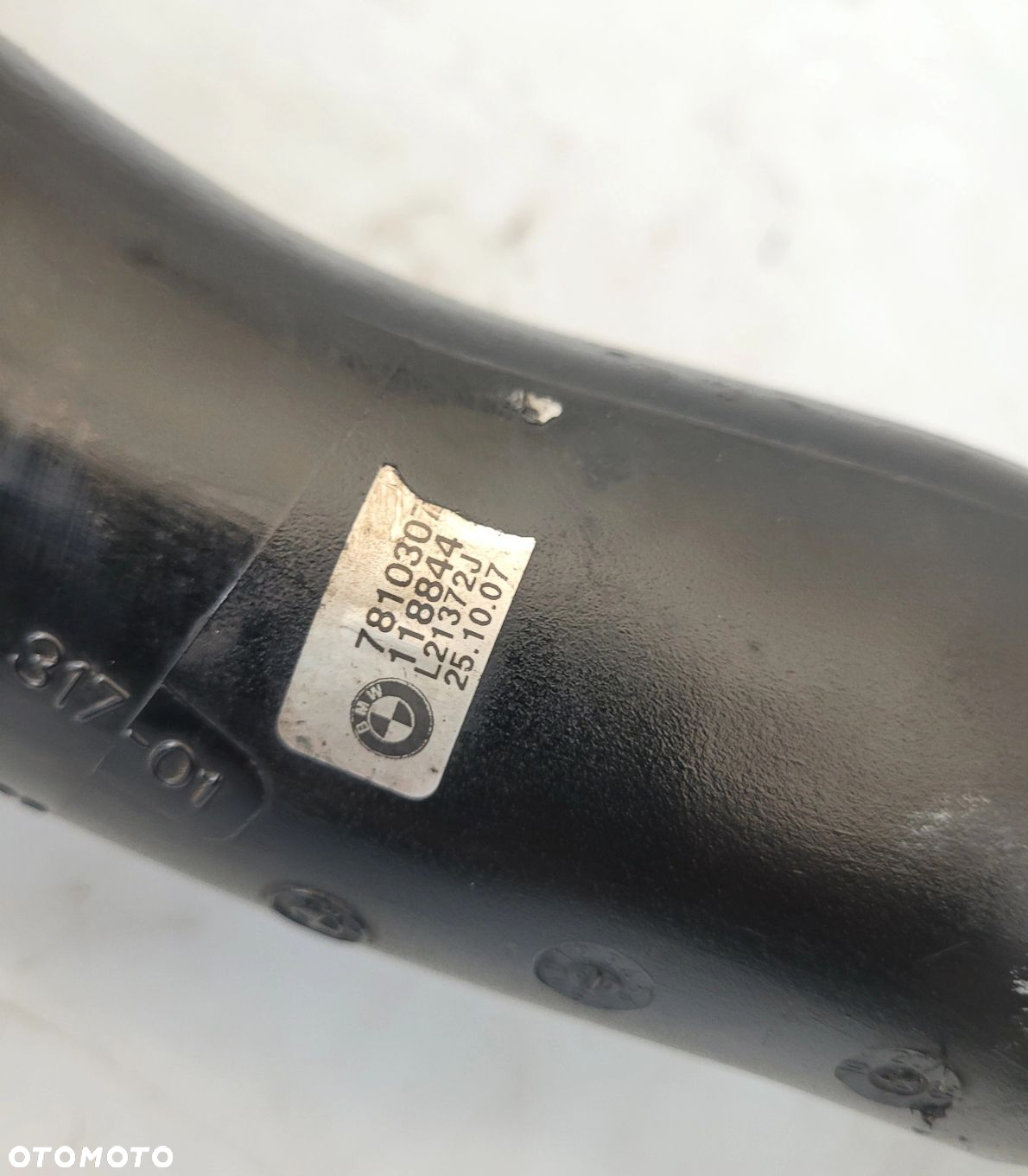 PRZEWÓD RURA WĄŻ INTERCOOLERA BMW X5 E70 M57N2 3.0D 7810317 - 3