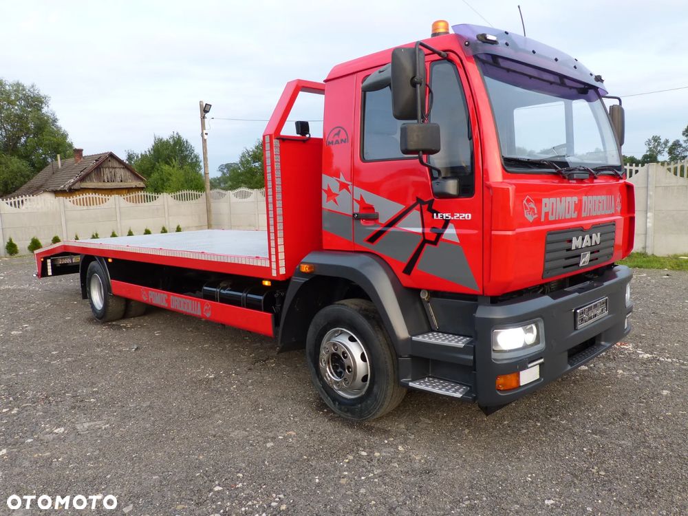 MAN LE 15.220 POMOC DROGOWA / AUTOLAWETA / SPECJALNY / DMC 15 T / ŁAD. 9000 KG / BLOKADA MOSTU - 3