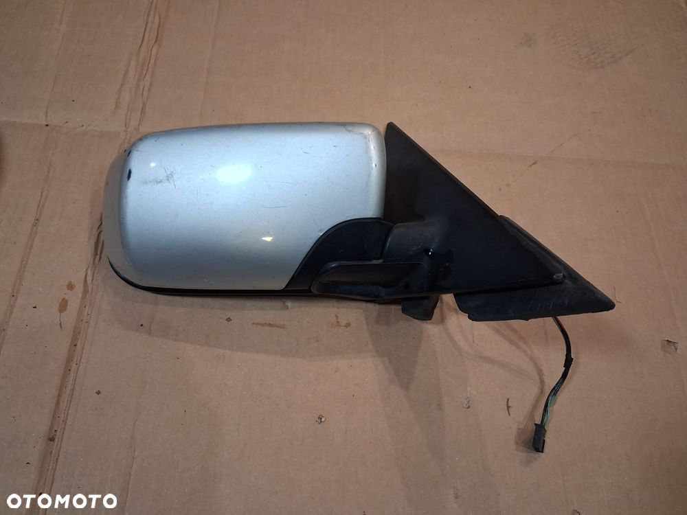 Lusterko prawe BMW 3 E46 LIFT 5 PIN OE srebrne - 1
