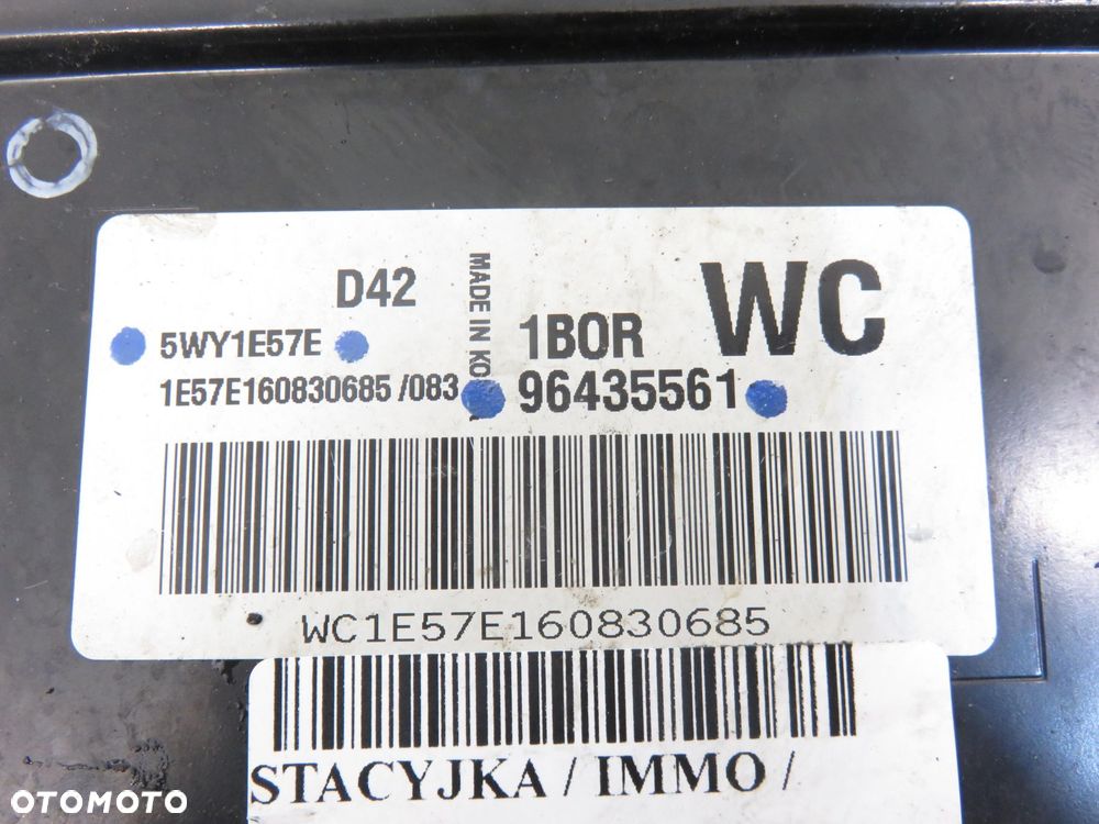 STACYJKA STEROWNIK CHEVROLET AVEO / KALOS (T200) 1.4 96435561 5WY1E57E - 10