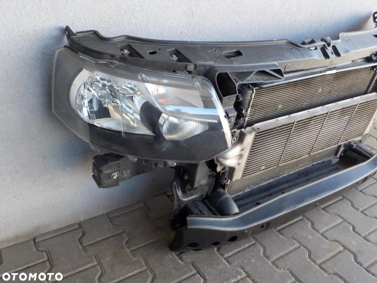 VW T5 LIFT KOMPLETNY PRZÓD PAS PRZEDNI WZMOCNIENIE CHŁODNICE LAMPY - 3